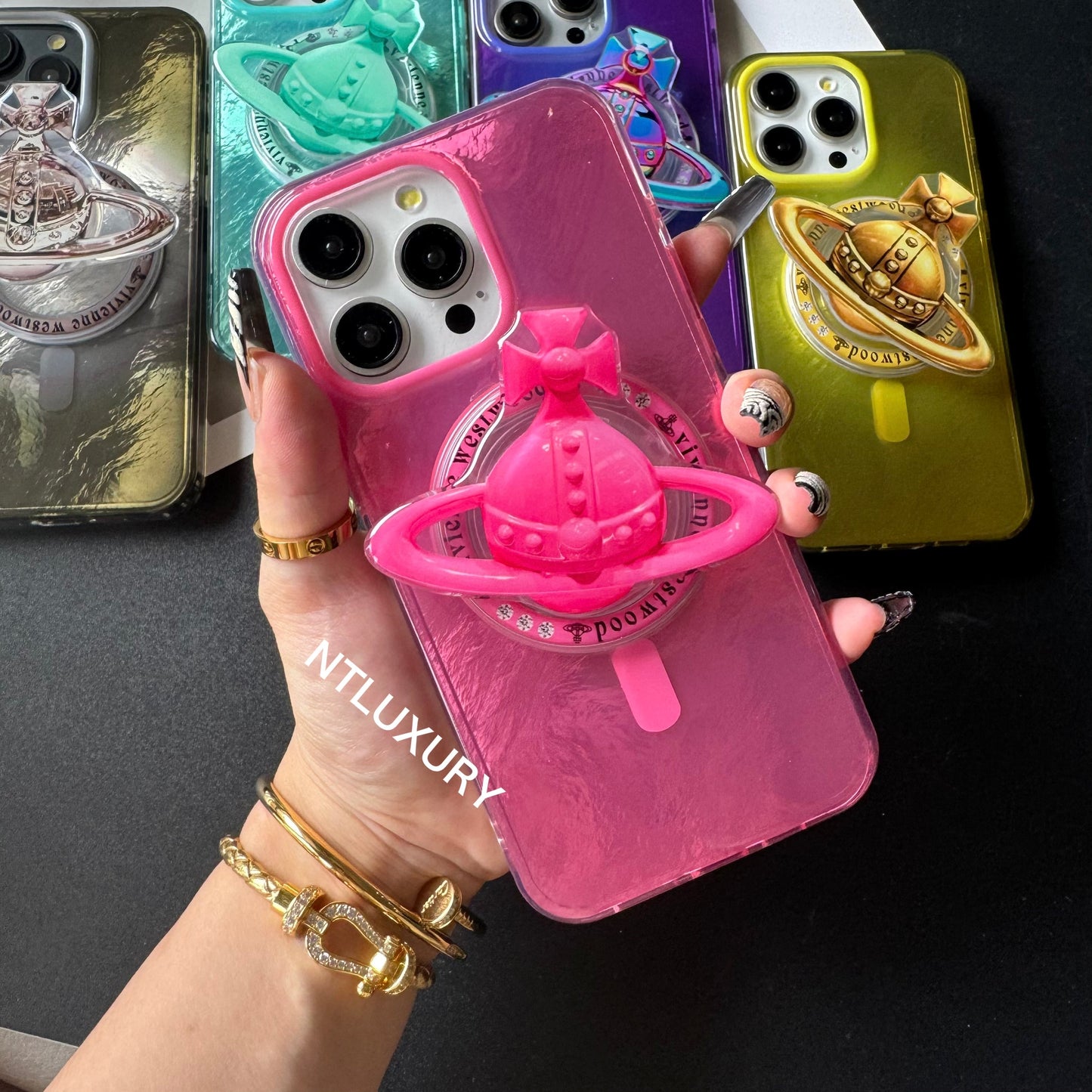 Fancy West Woo iPhone Case with MagSafe Holder