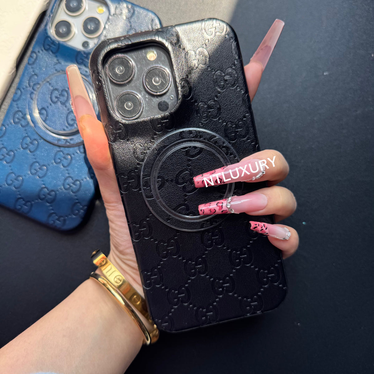 Coque iPhone "Full Press Love" avec support MagSafe