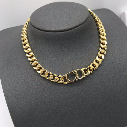 Set di 2 gioielli Dove: collana e bracciale con design a catena in oro