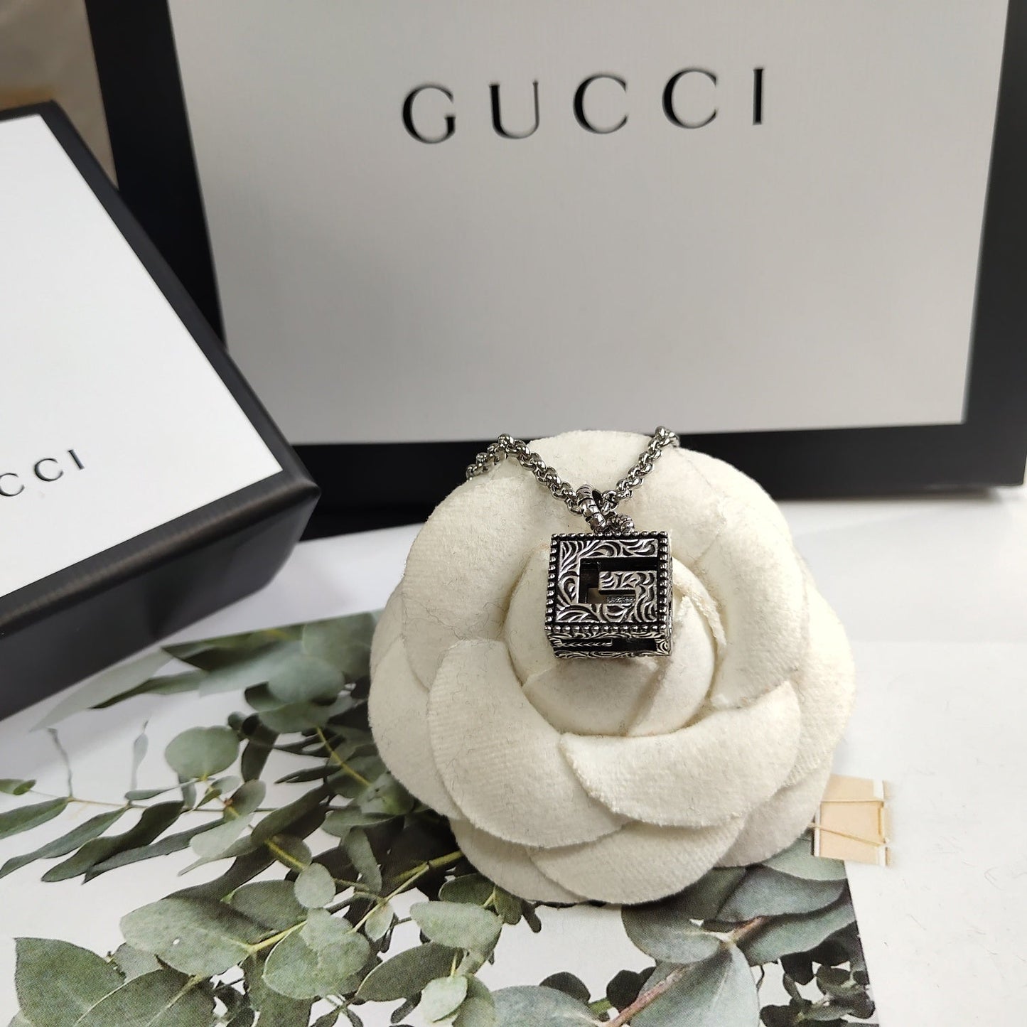 Vintage Guccl Earrings & Necklace & Bracelet & Ring