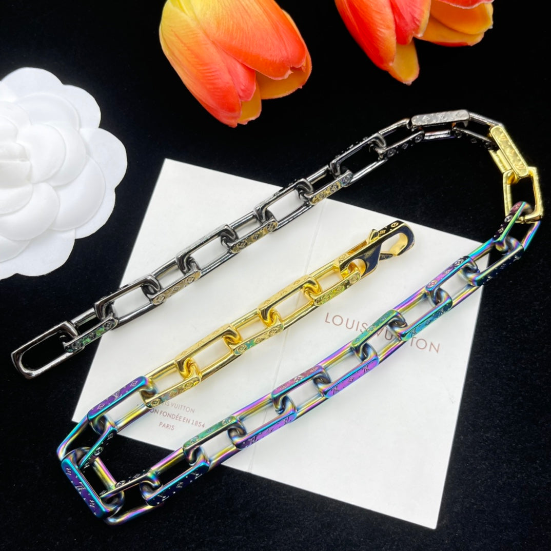 Laser Love Design Bracelet & Necklace