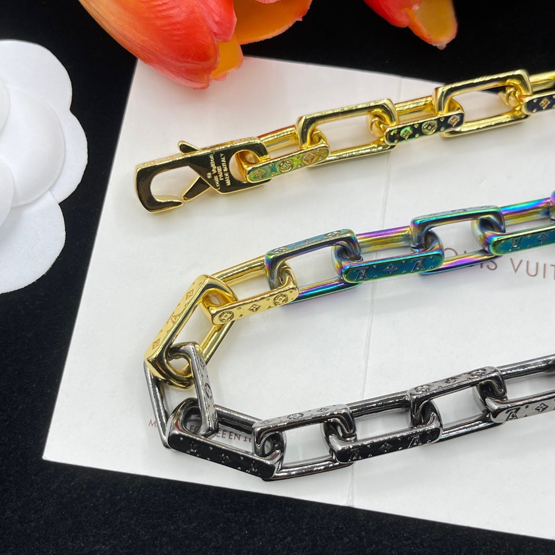 Laser Love Design Bracelet & Necklace