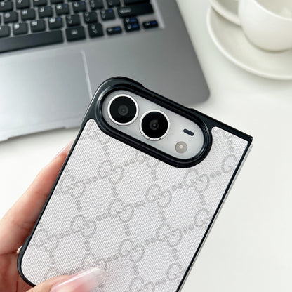Custodia per telefono con design tradizionale per iPhone Duo