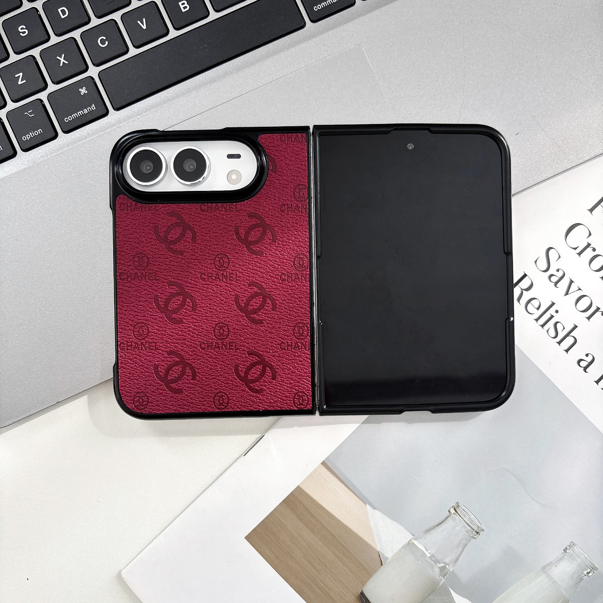Colorful CC Girl Phone Case For iPhone Duo