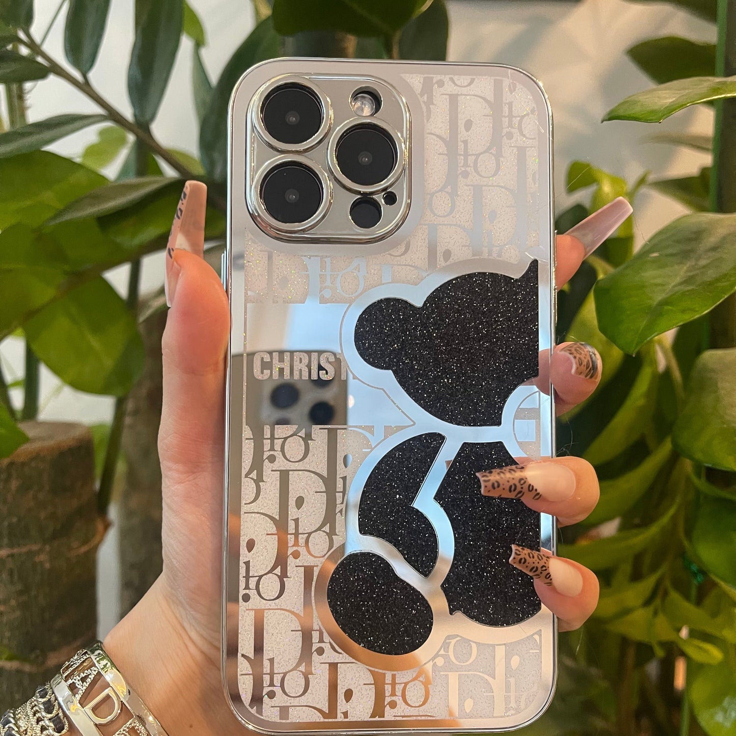 Mirror Bear Phonecase- *ONCE RECEIVED, REMOVE THE PLASTIC LAYER*
