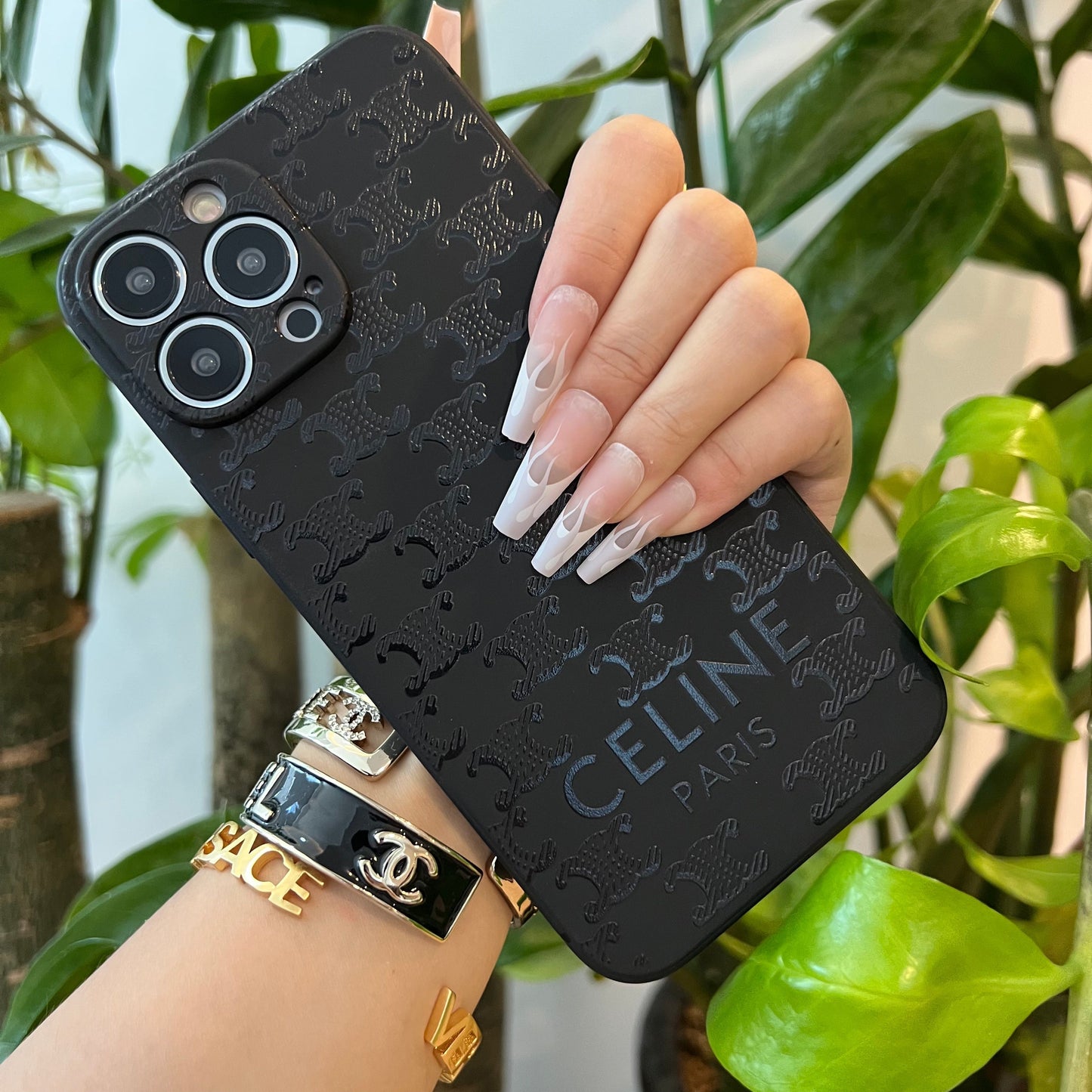 Black Trendy Phone Case ( Cute CE )