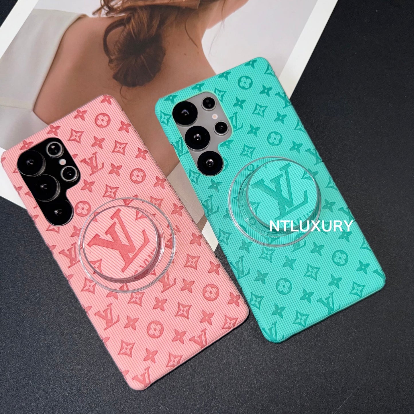 Candy Colorful Love Samsung Case with Magsafe Holder