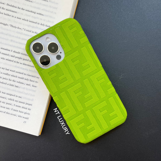 Coque de téléphone amusante et colorée (chartreuse)