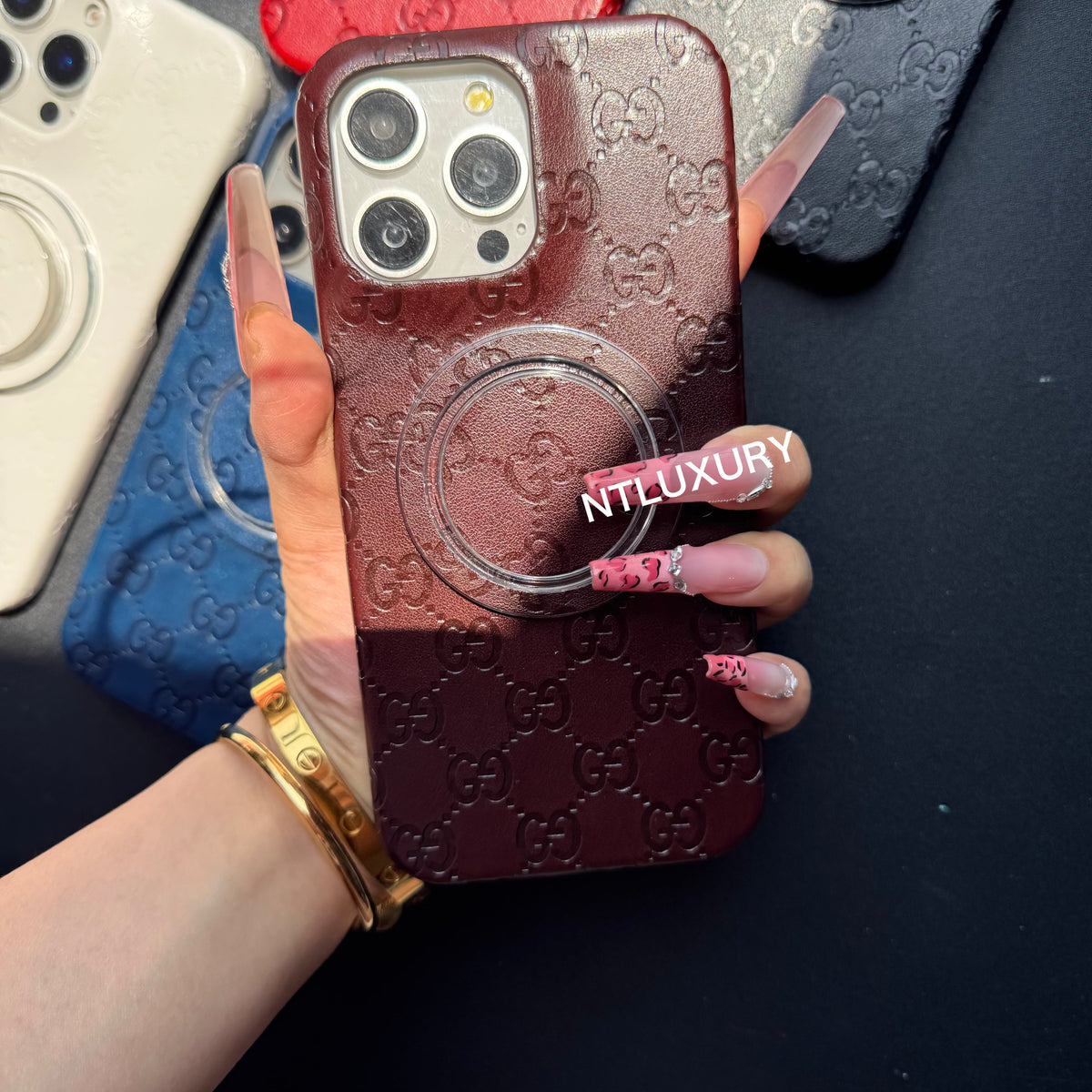 Coque iPhone "Full Press Love" avec support MagSafe