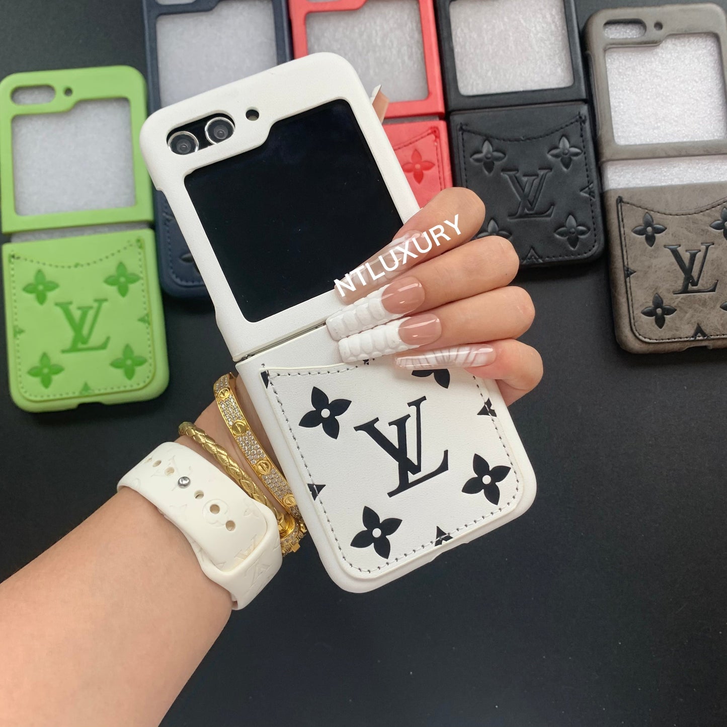 Press Love Samsung Case For Z-Flip Series with Pocket