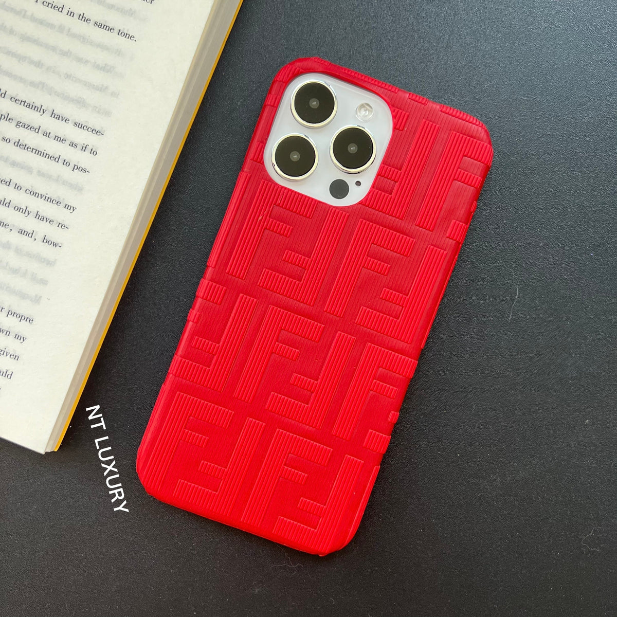 Coque de téléphone amusante et colorée (Rouge)