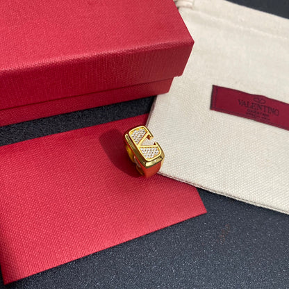 Anello Aperto Moda Oro Diamante