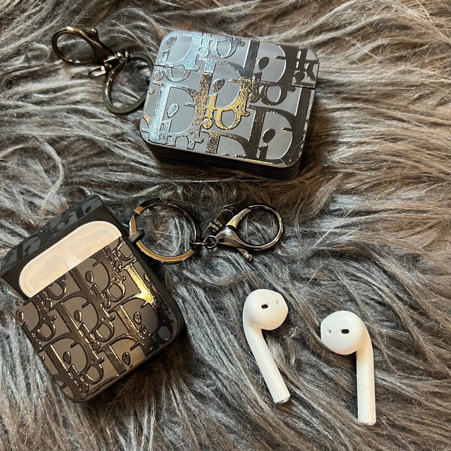 Black Trendy Airpods Case (Big Deal)