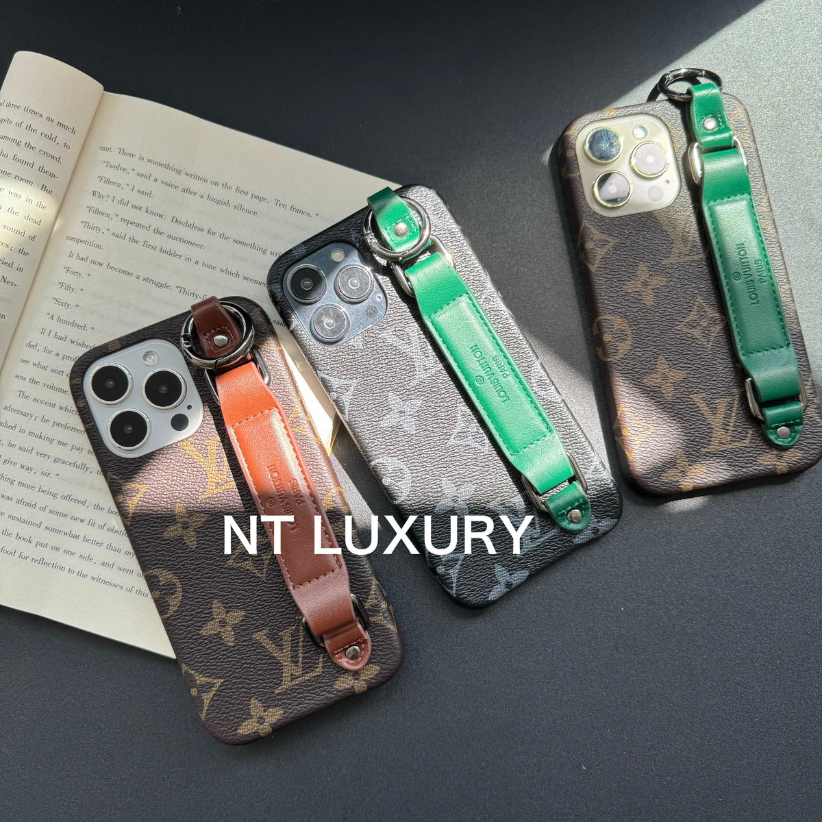 Traditional Leather Waistband Phone Case (Love)