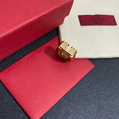 Anello Aperto Moda Oro Diamante