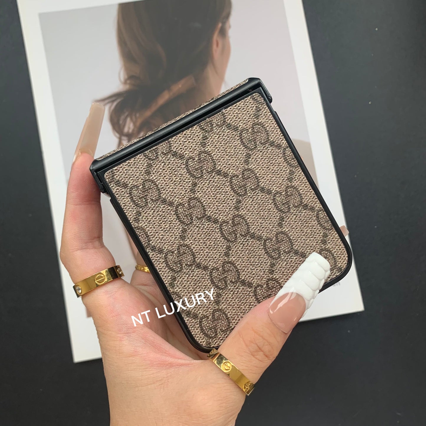 Traditional Floral Samsung Case For Z-Flip Series