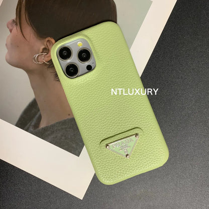Funda para iPhone con estampado de lichi (12 colores)