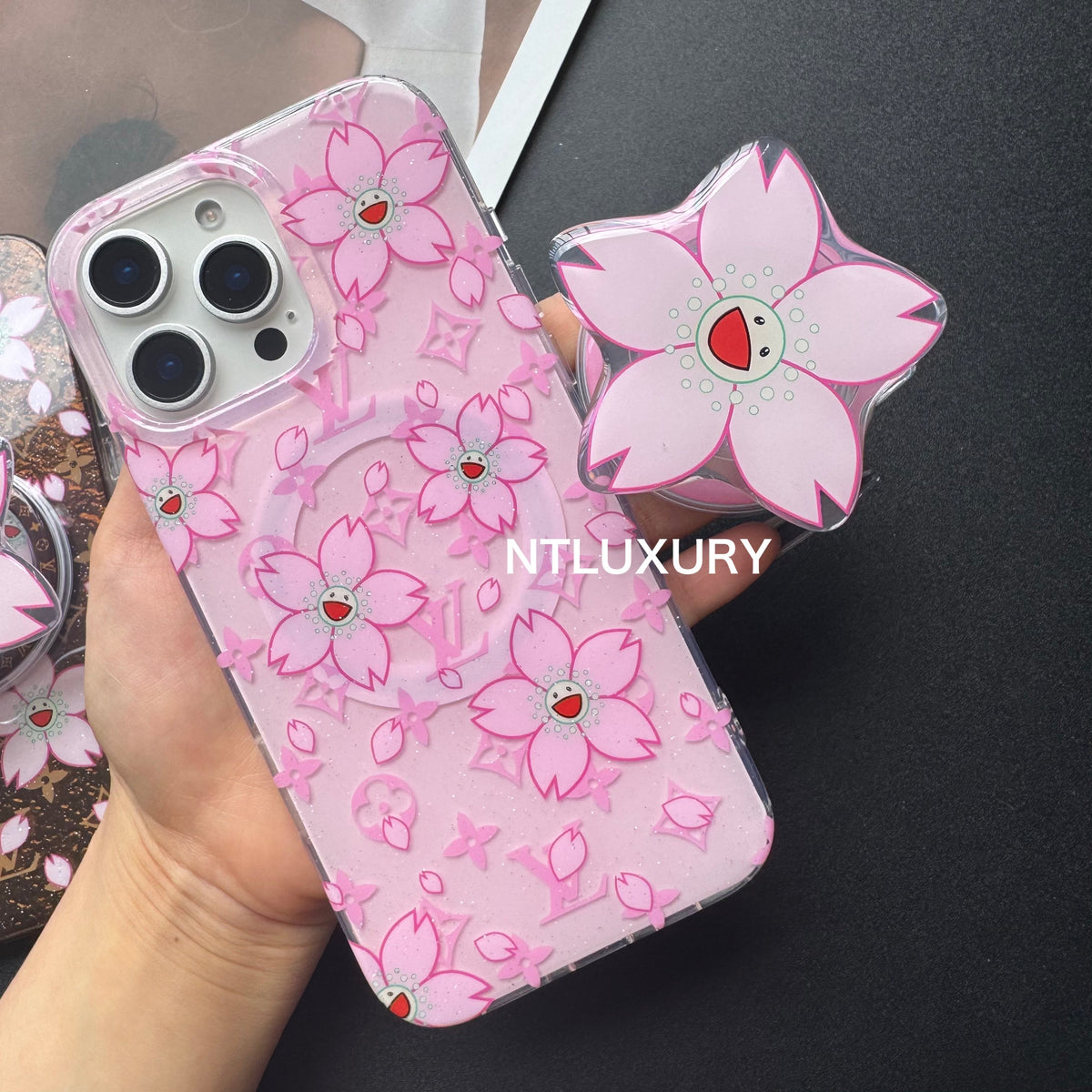 Cover per telefono Amore Girasole con supporto MagSafe