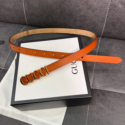 Ceinture étroite à boucle pour femme