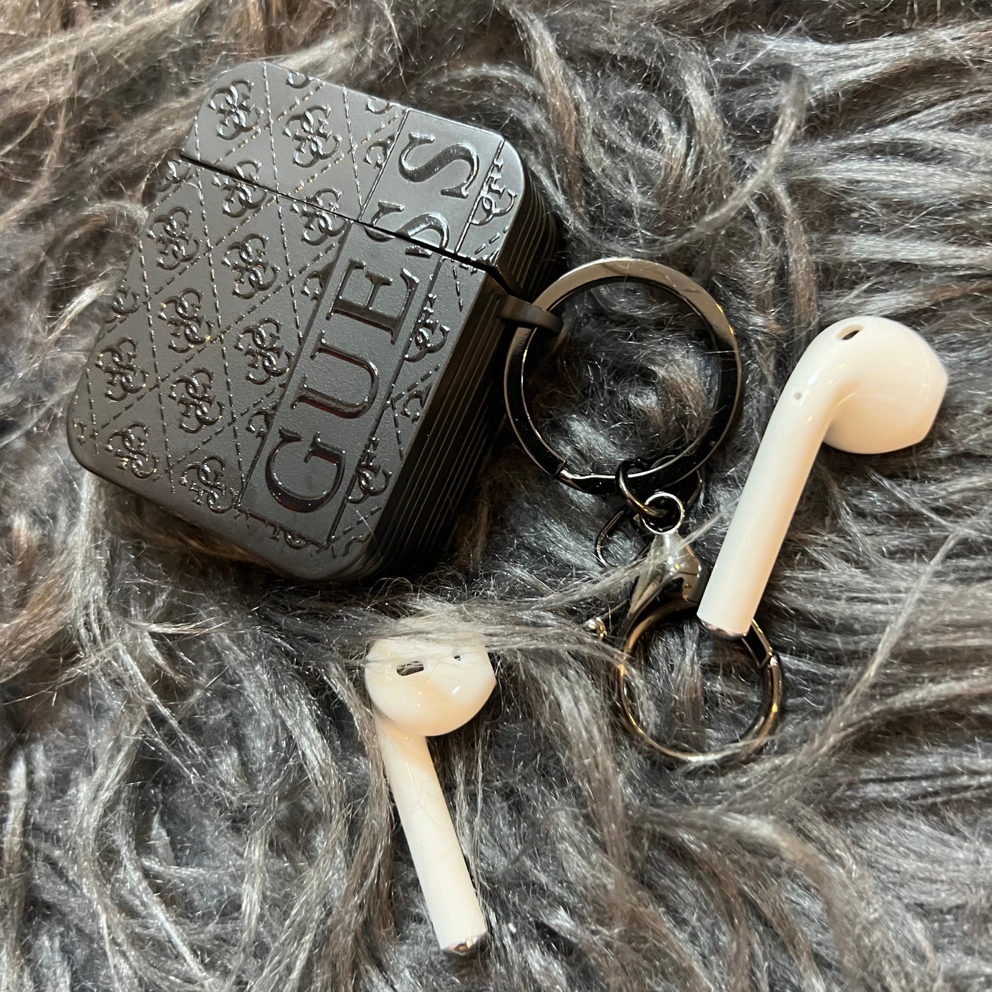 Black Trendy Airpods Case (S GU)