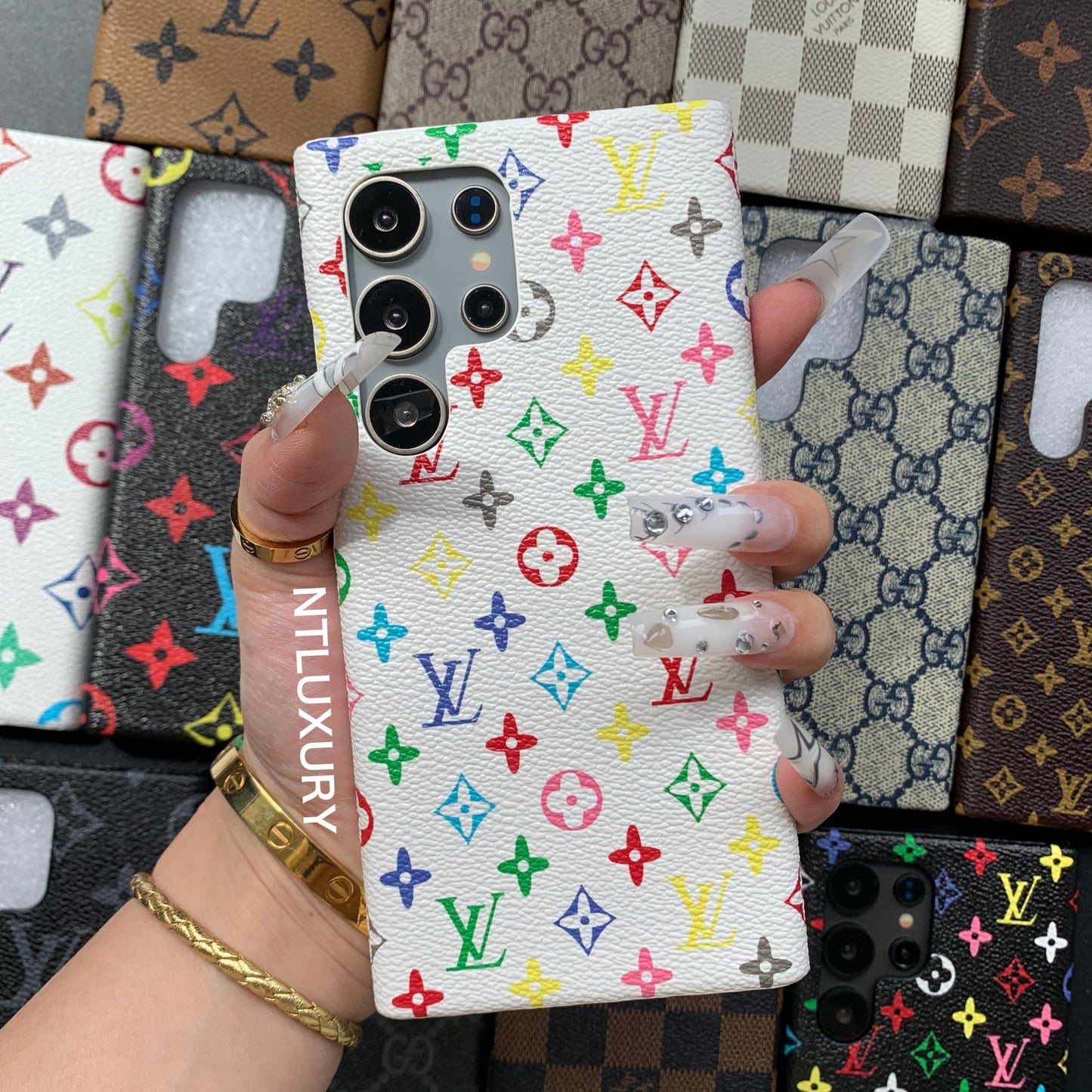 Traditional Love Samsung Case (Dots White)