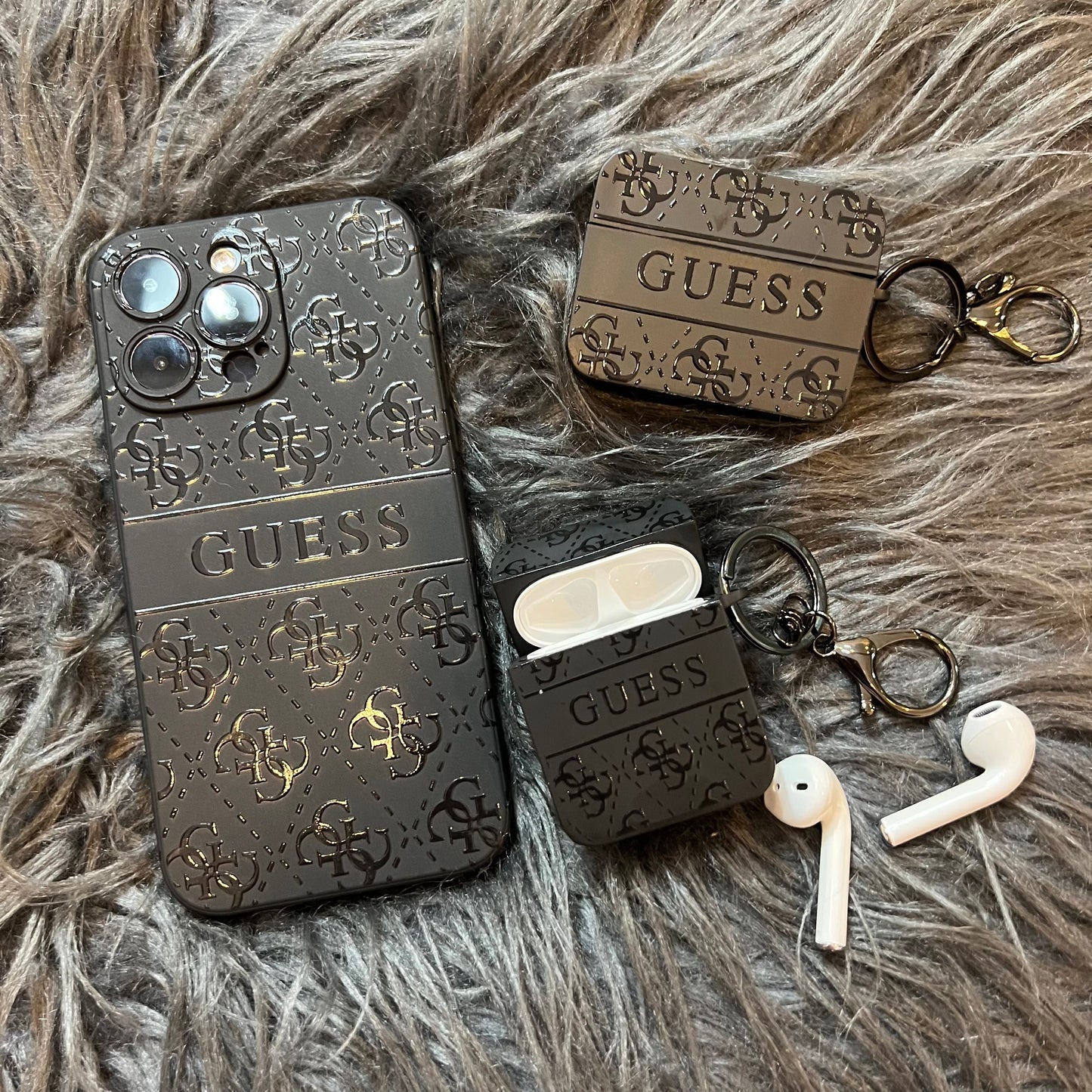 Black Trendy Airpods Case (M GU)