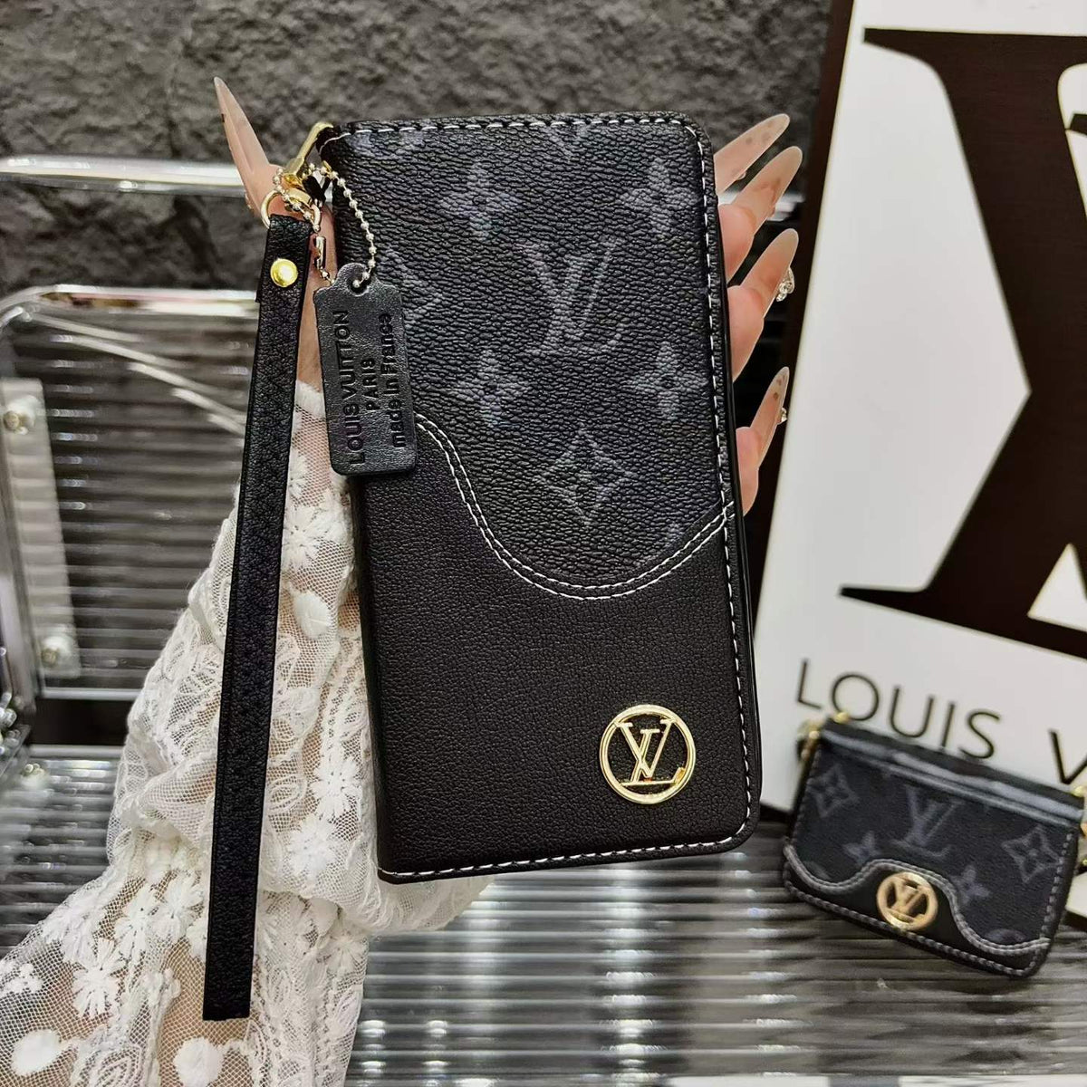 Denim Love Purse Design Phone Case
