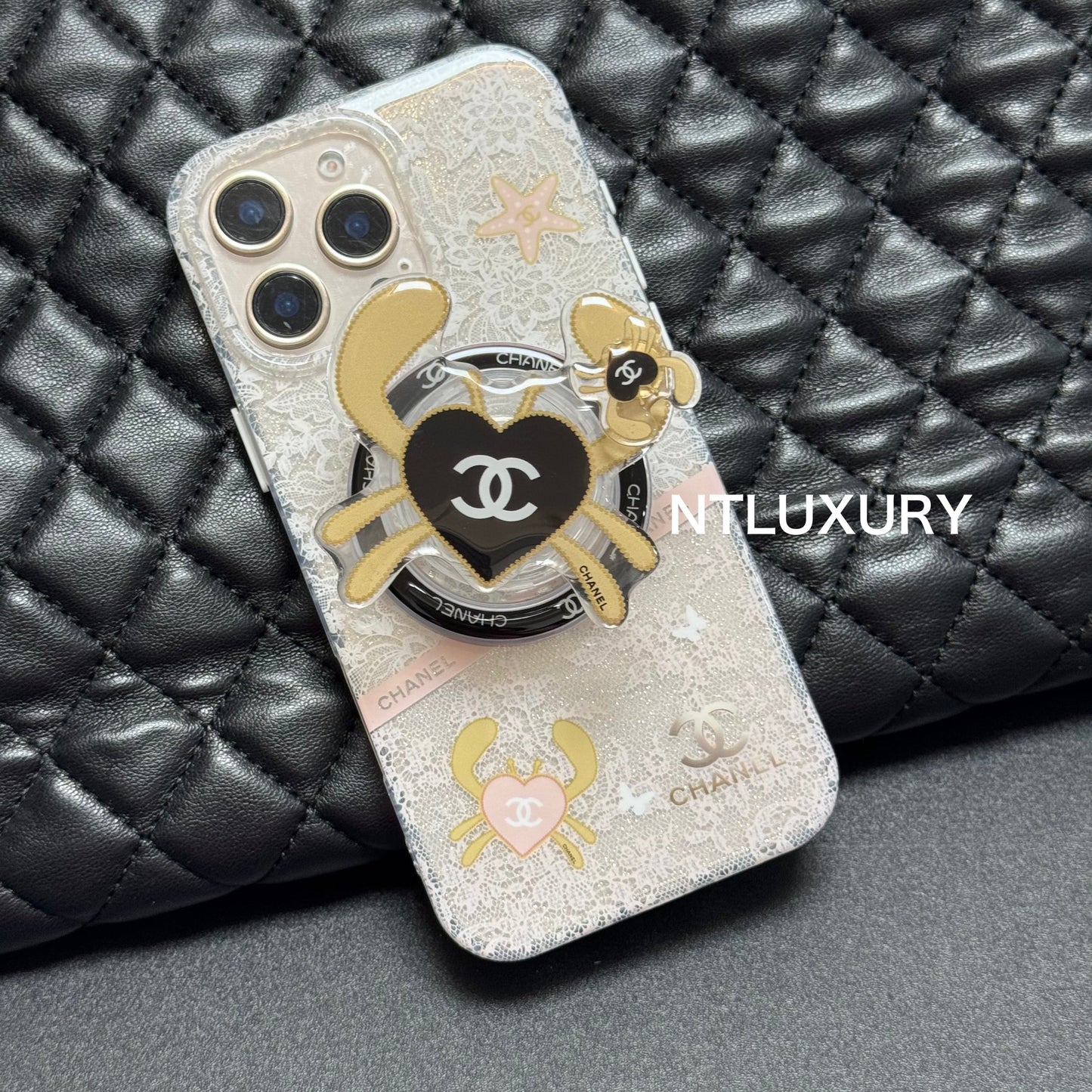 Cute Crab Phone Case with MagSafe Holder
