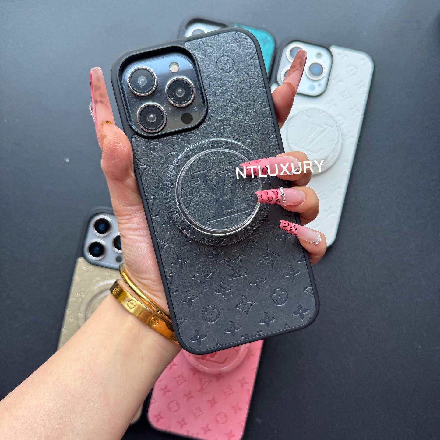 Unique Press Love iPhone Case with Magsafe Holder