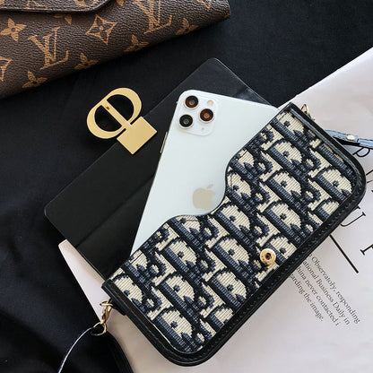 Bolso para teléfono con estampado floral DD