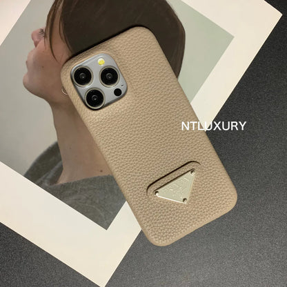 Funda para iPhone con estampado de lichi (12 colores)