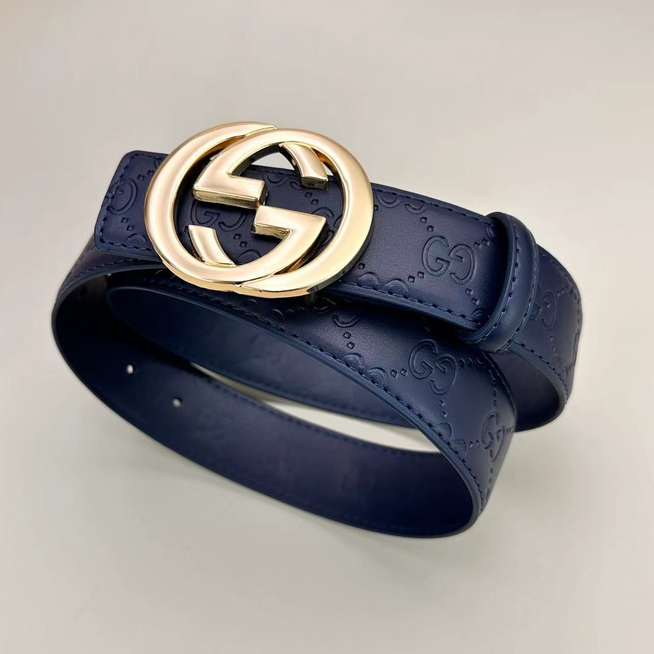 Classic Colored Good Belt (Gold Buckle)