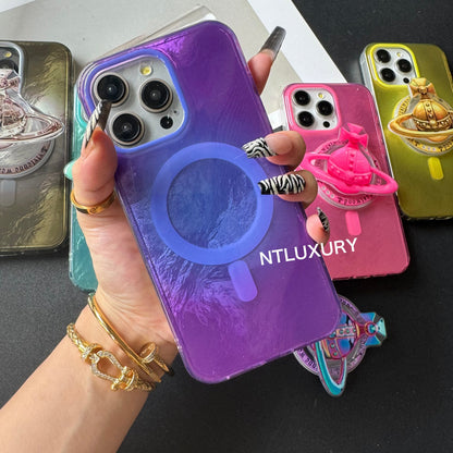Fancy West Woo iPhone Case with MagSafe Holder