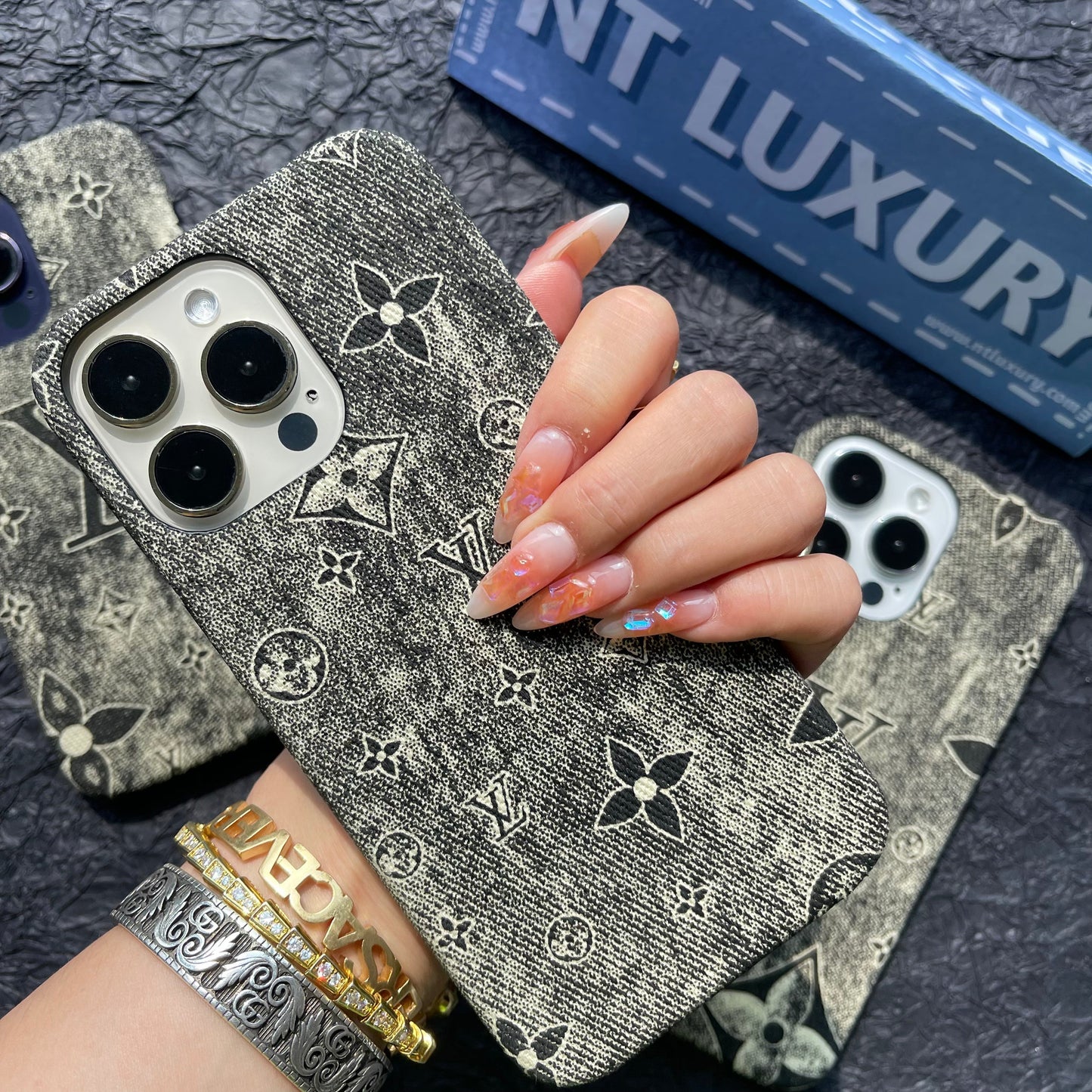 Black Cowboy Love Phone Case For iPhone