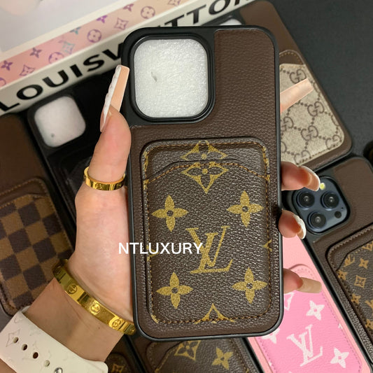 Coque de téléphone MagSafe avec porte-cartes (Grand Amour)