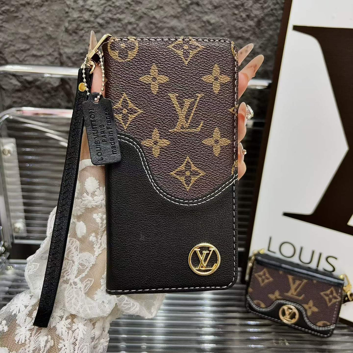 Denim Love Purse Design Phone Case