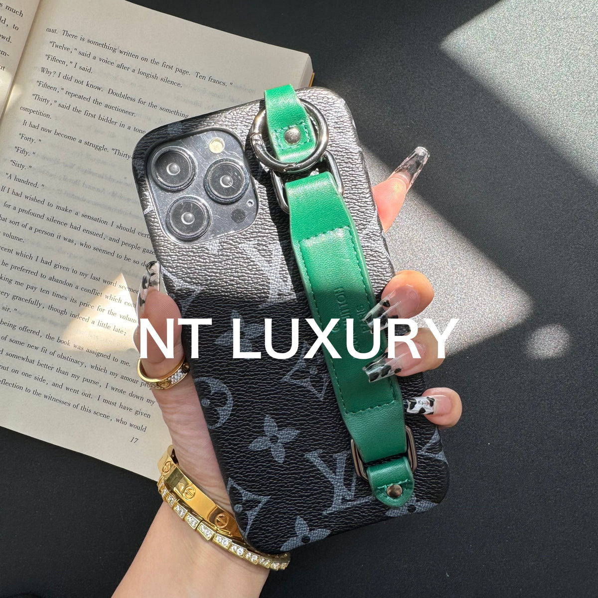Traditional Leather Waistband Phone Case (Love)