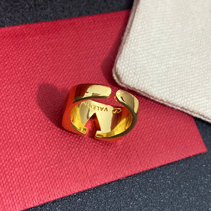 Anello Aperto Moda Oro Diamante