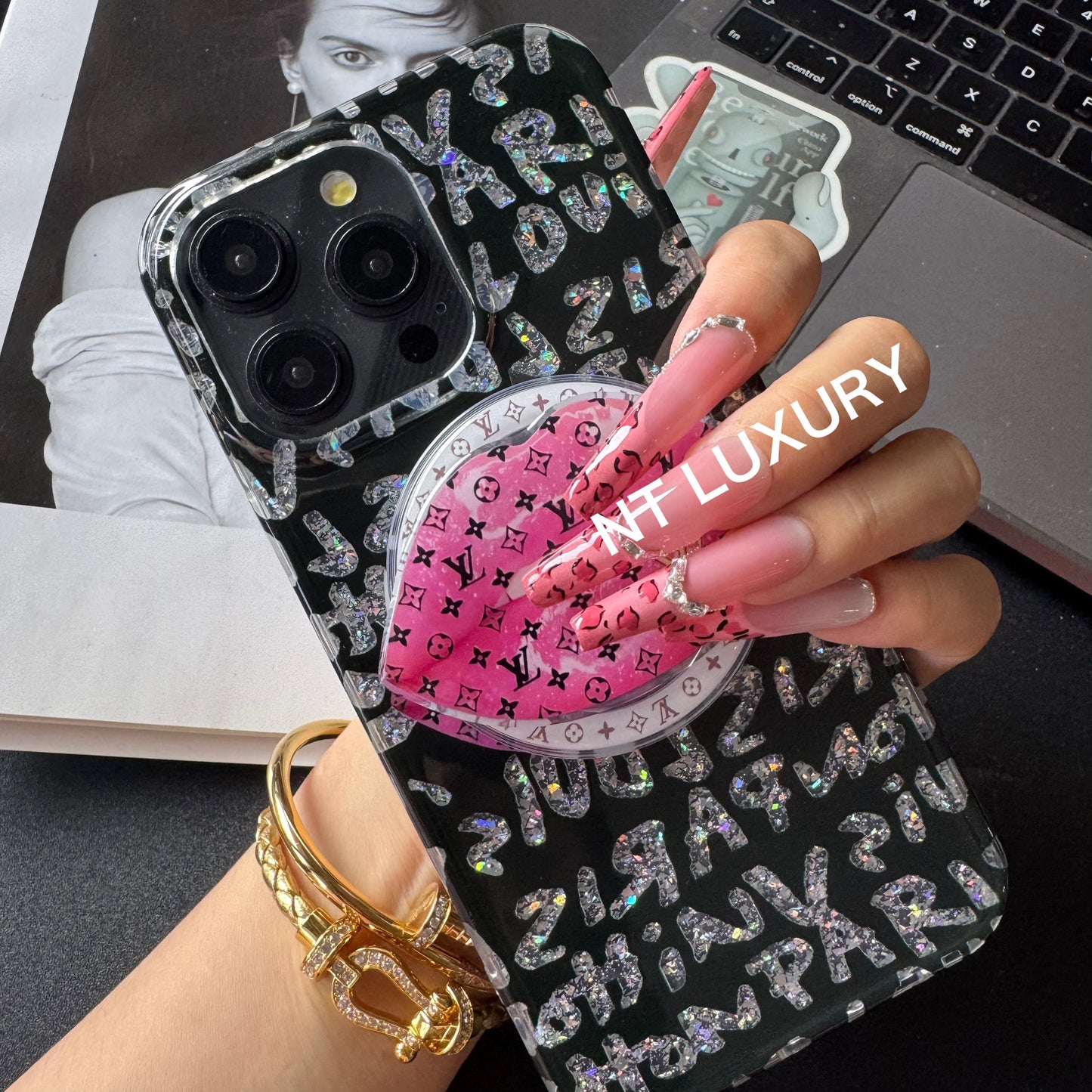 Love Your Lip iPhone Case with MagSafe Holder