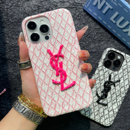 Custodia per telefono Yes Black Pink per iPhone