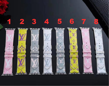 Correa de reloj colorida y llamativa Love para iWatch