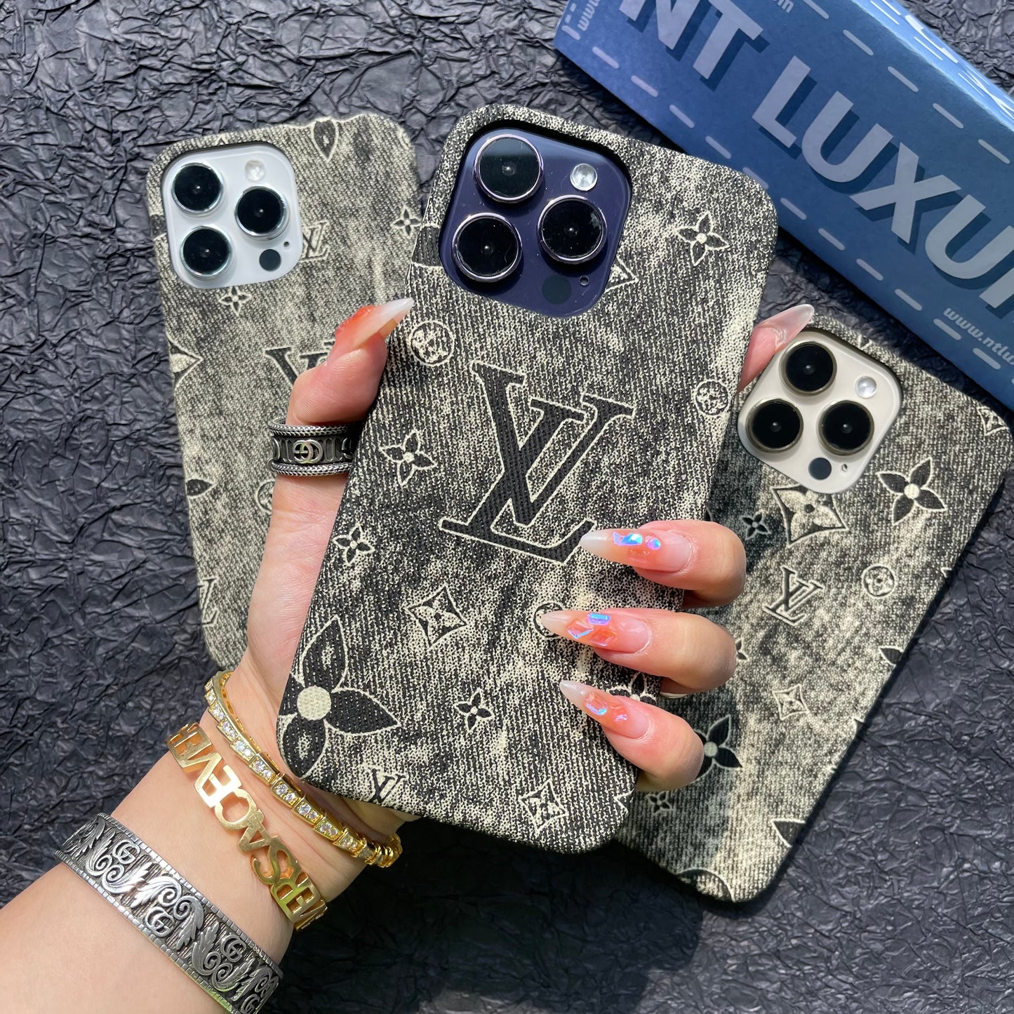 Black Cowboy Love Phone Case For iPhone