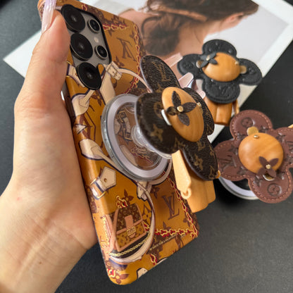 Custodia Samsung Vivian Floral Love con supporto MagSafe