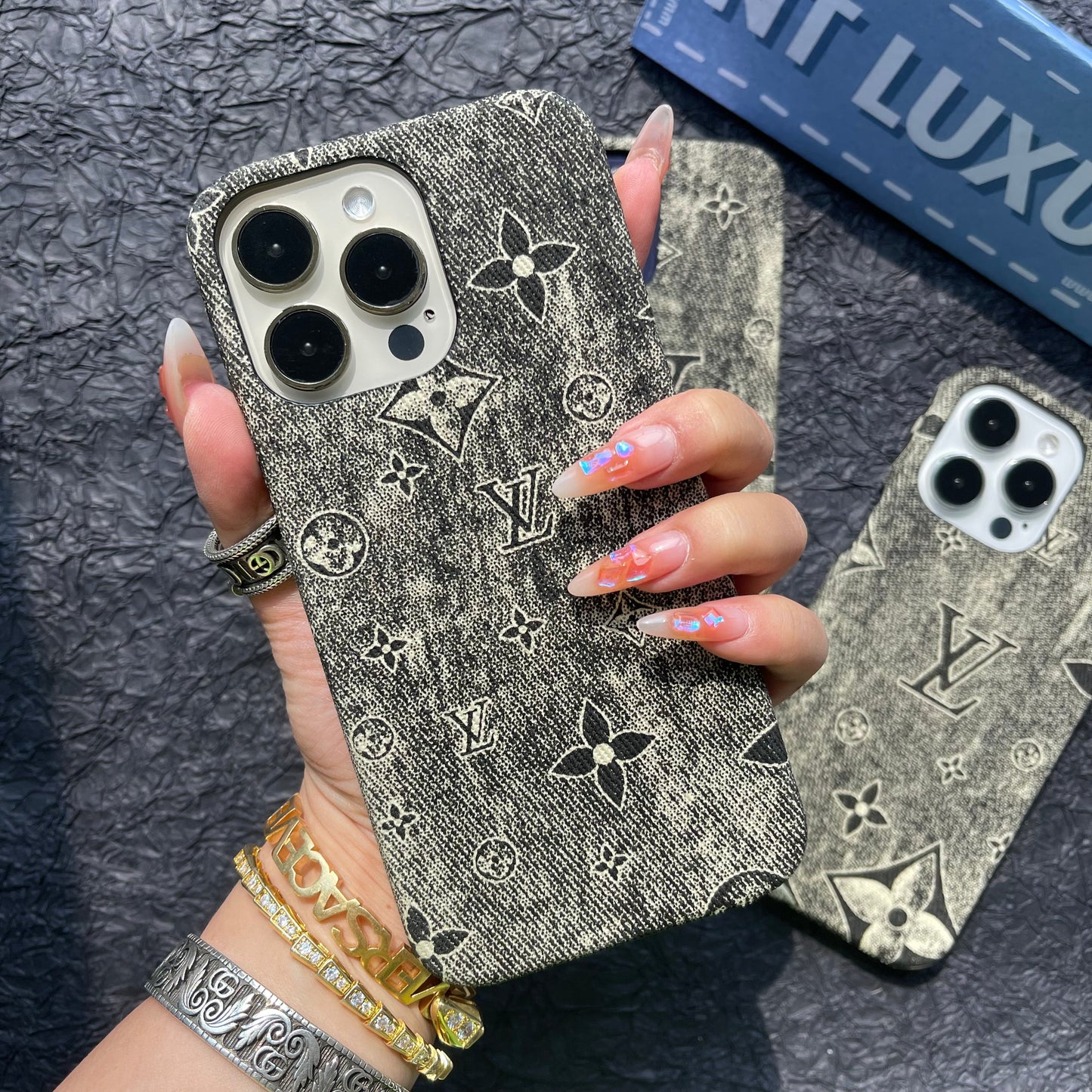 Black Cowboy Love Phone Case For iPhone