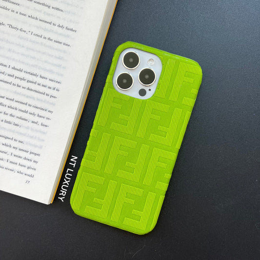 Coque de téléphone amusante et colorée (chartreuse)