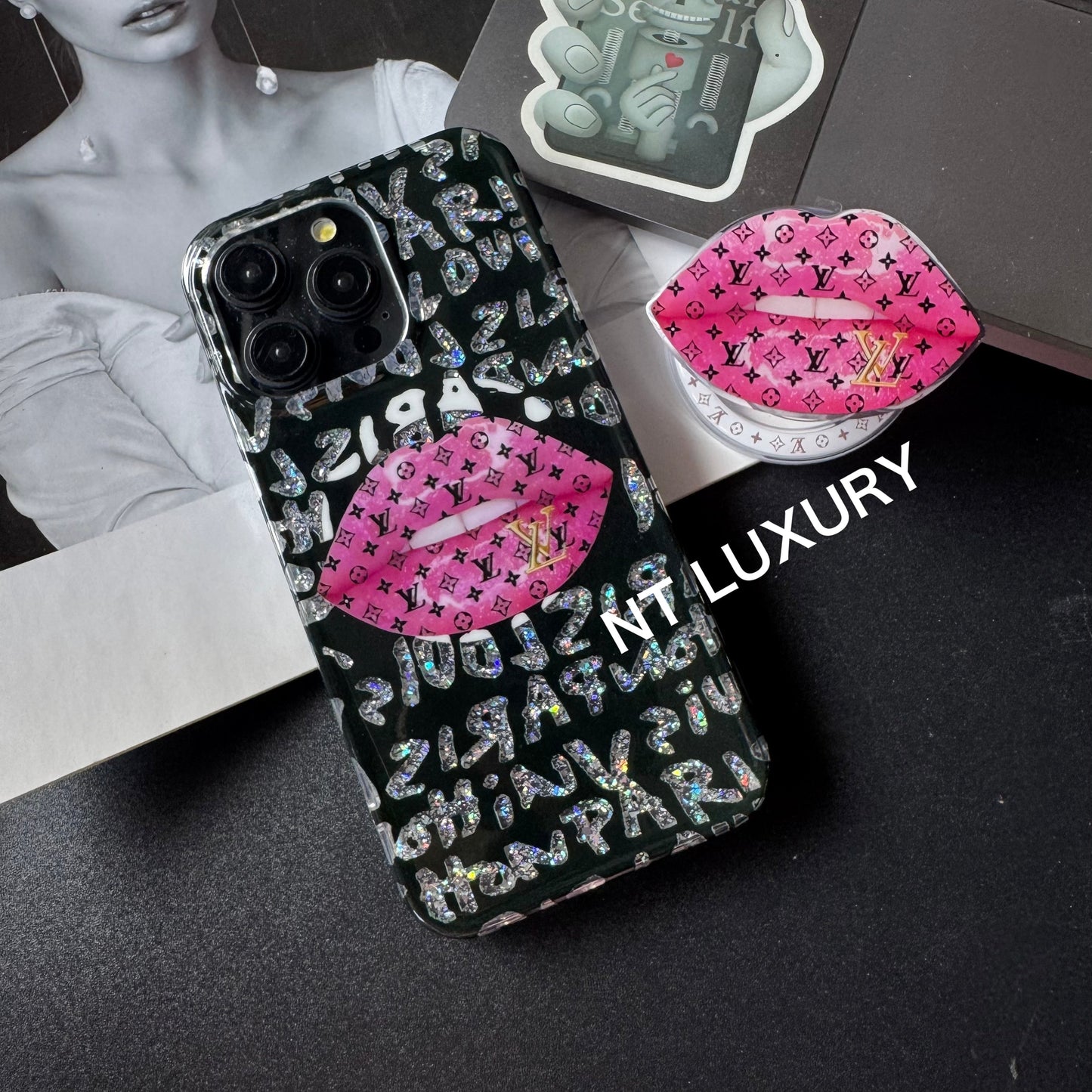 Love Your Lip iPhone Case with MagSafe Holder