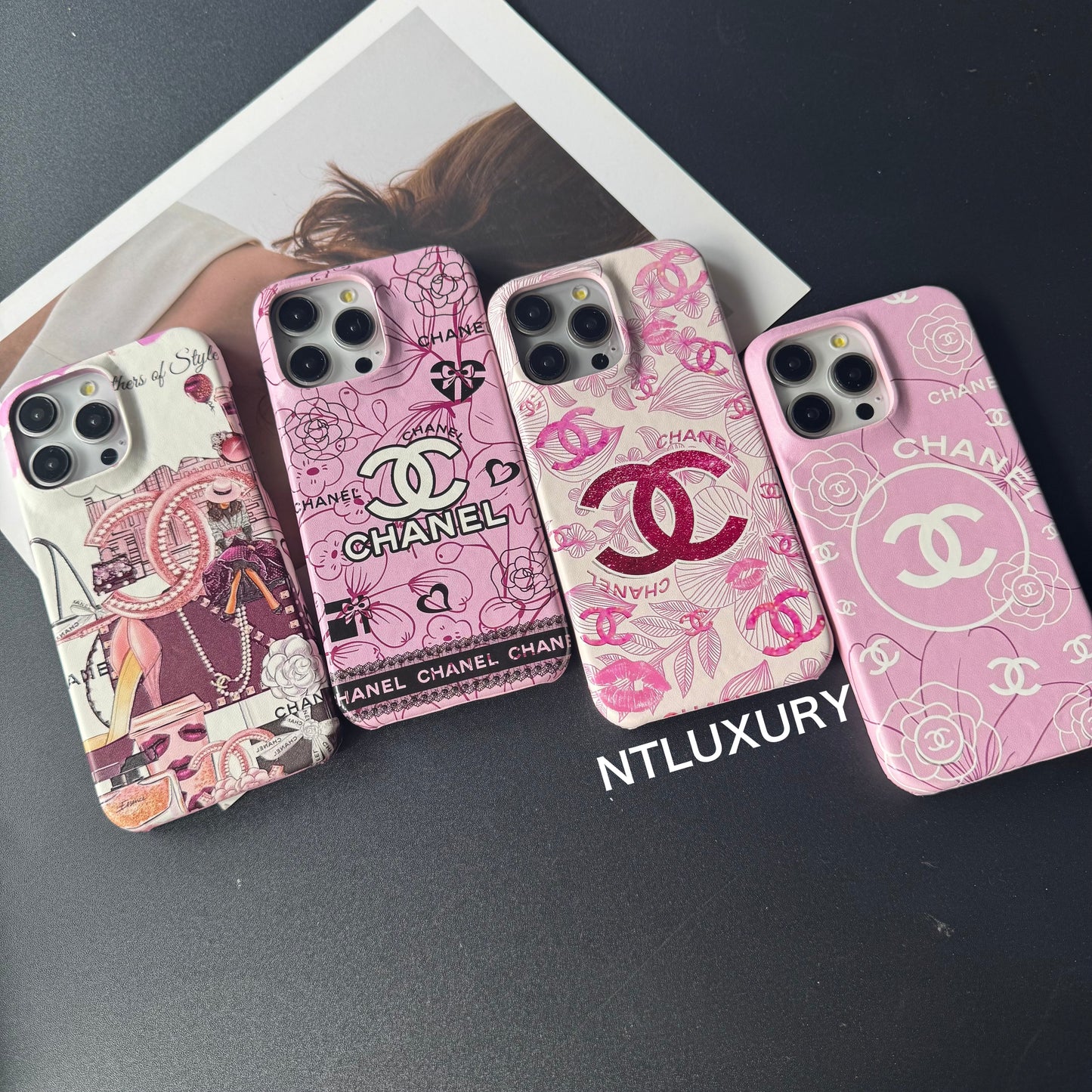 Floral Pink CC Girl Phone Case