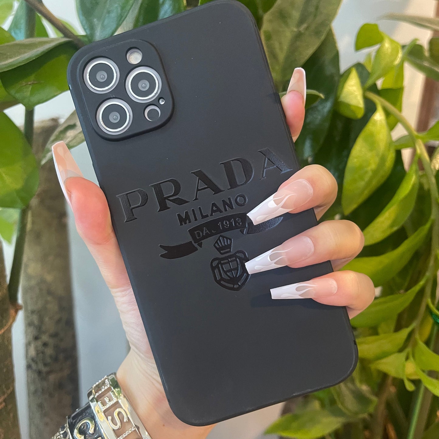 Black Trendy Phone Case ( P )