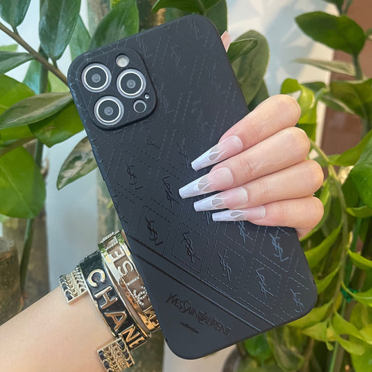 Black Trendy Phone Case ( Yes )