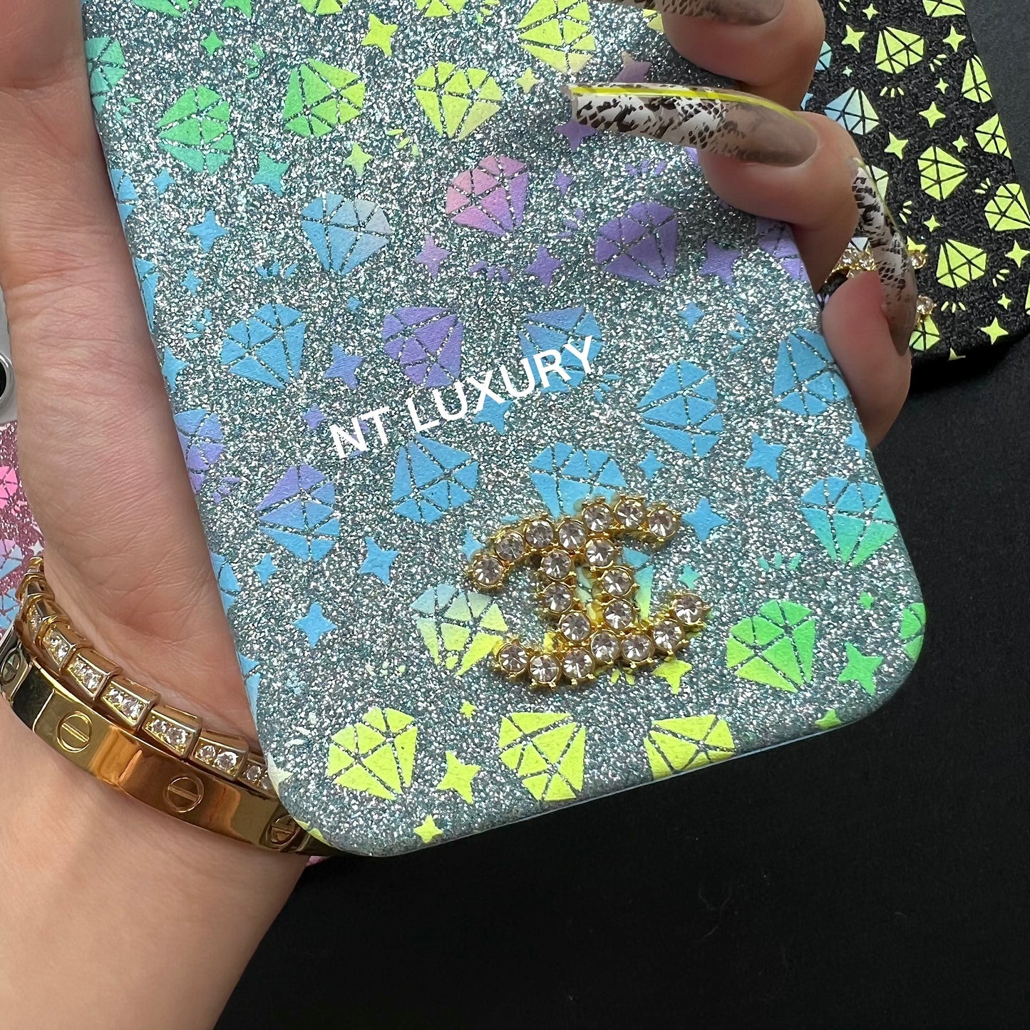 Diamond Design CC iPhone Case